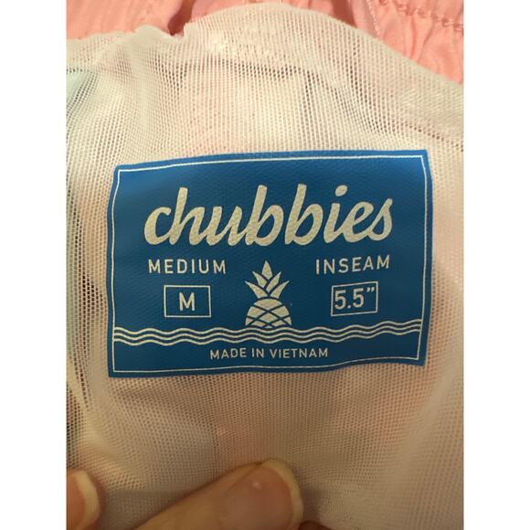 Chubbies The On The Horizons 5.5" Classic Swim Trunks Shorts Size Medium New - Picture 3 of 3